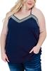 Picture of PLUS SIZE BLUE SUN TANK  TOP